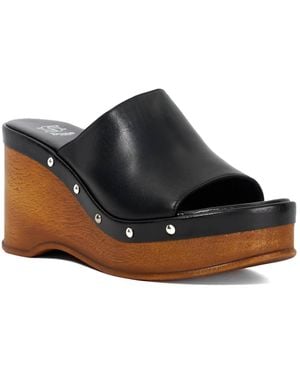 Dune Kule Wedge Mule - Blue