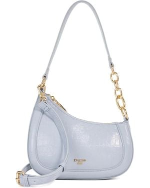 Dune Direction Chain Detail Shoulder Bag - Grey