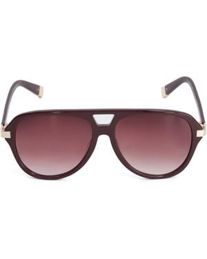 Dune Glamourous Oversized Sunglasses - Purple