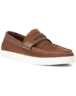 Dune Benzy Casual Suede Loafers - Brown