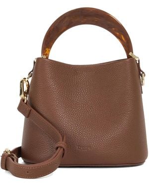 Dune Dharla Resin Handle Mini Tote - Brown