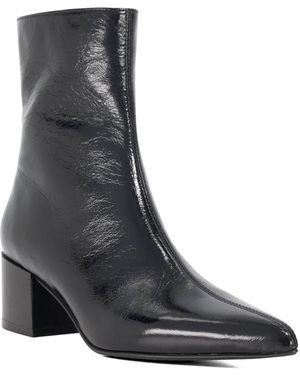 Dune Pami Block Heel Ankle Boots - Grey