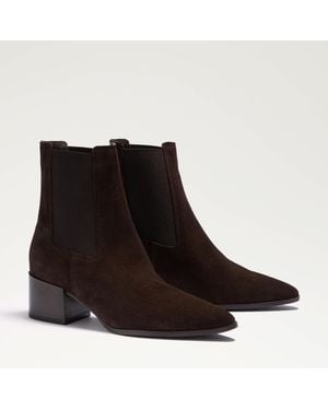 Dune Pimo Block-Heel Ankle Boots - Brown