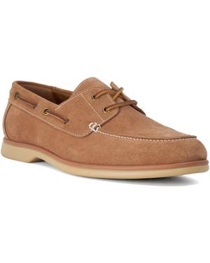Dune Buoy Suede Boat Shoes - Brown