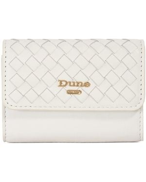 Dune Kelsey Textured Purse - White