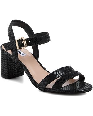 Dune Merisa Block-Heeled Sandals - Black