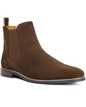 Dune Mckinley Formal Leather Chelsea Boots - Brown