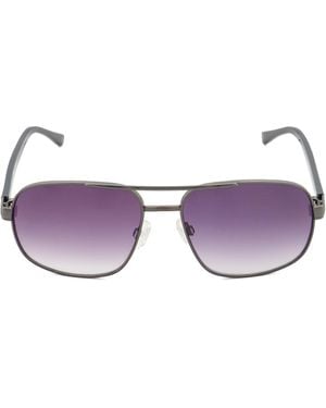 Dune Oakes Rectangular Frame Sunglasses - Purple