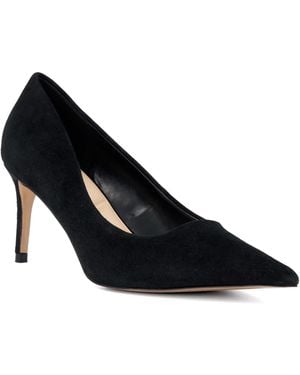 Dune Affirming Stiletto-Heel Court Shoes - Black
