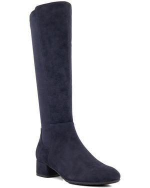 Dune Tayla Stretch Knee-High Boots - Blue
