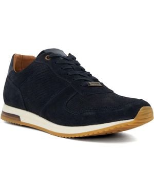 Dune Trilogy Lace-Up Runner Trainers - Blue