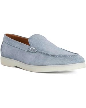 Dune Boltman Suede Casual Loafers - Blue