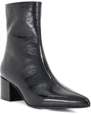 Dune Pami Block Heel Ankle Boots - Grey