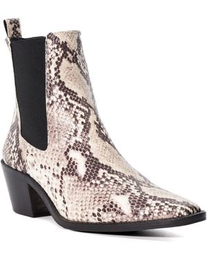 Dune Pexas Casual Western Chelsea Boots - Brown