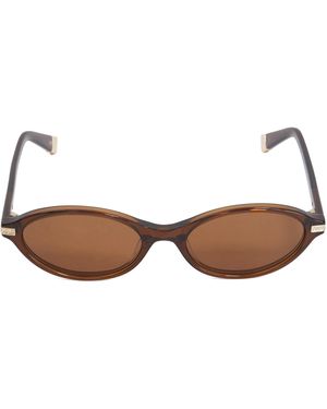 Dune Gia Slim Cat Eye Sunglasses - Brown