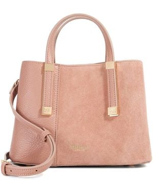 Dune Dinkydorry Textured Tote Bag - Pink