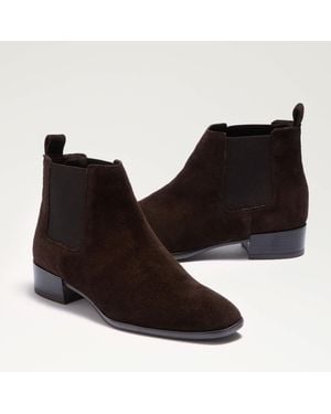 Dune Pinni Slip-On Ankle Boots - Brown