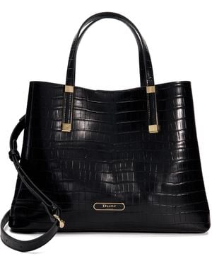 Dune Dorry Branded Hardware Tote Bag - Black
