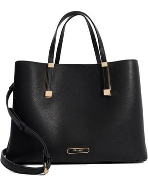 Dune Dorry Branded Hardware Tote Bag - Black