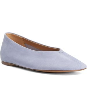 Dune Highcut Ballet Flats - Blue