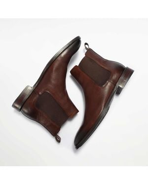 Dune Matchin Wf Slip-On Chelsea Boots - Brown