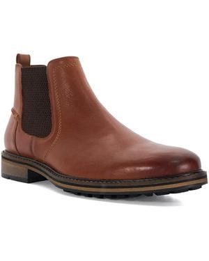 Dune Wf Chorleys Wide Fit Leather Chelsea Boots - Brown