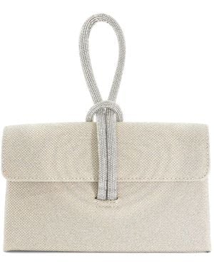 Dune Brynie Diamante-Loop-Handle Grab Bag - Natural