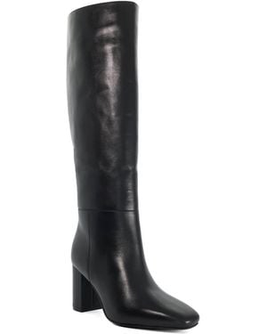 Dune Salts Heeled Knee-High Boots - Black