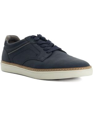 Dune Teo Lace-Up Low-Top Trainers - Blue