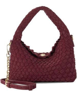 Dune Dinkydeliberate Mini Woven Grab Bag - Purple