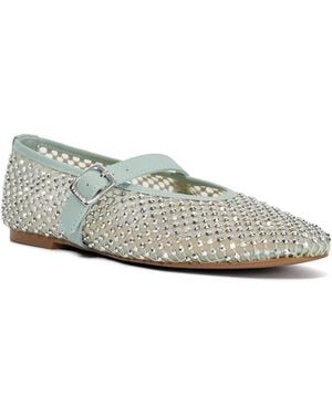 Dune Haislee Diamante Mary Jane Shoes - Metallic