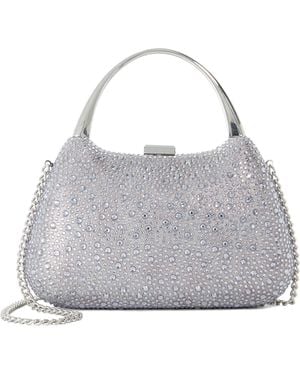 Dune Beamings Handle Embellished Bag - Grey