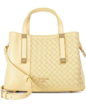Dune Dinkydorry Textured Tote Bag - Metallic
