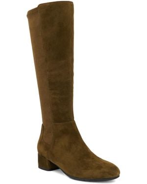 Dune Tayla Stretch Knee-High Boots - Brown