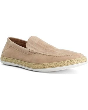 Dune Barnies Casual Suede Loafers - Natural