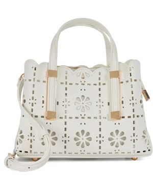 Dune Dinkydorry Textured Tote Bag - White