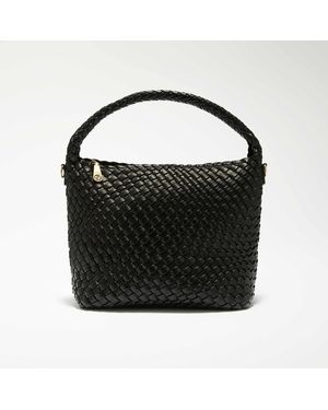 Dune Deliberate M Woven Shoulder Bag - Black