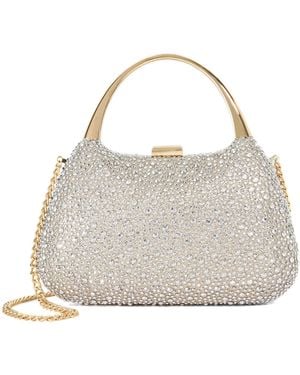Dune Beamings Handle Embellished Bag - Grey