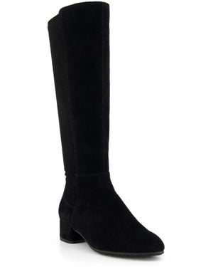 Dune Wf Tayla Wide Fit Stretch Knee-High Boots - Black