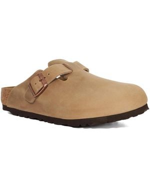 Birkenstock Boston Suede Birkenstock Clogs - Brown