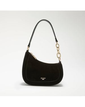 Dune Direction Chain Detail Shoulder Bag - Black