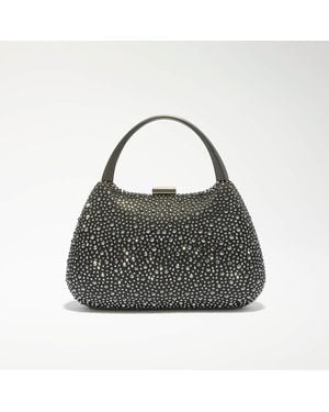 Dune Beamings Handle Embellished Bag - Black