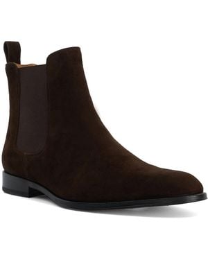 Dune Manson Premium Leather Chelsea Boots - Black