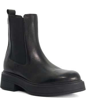 Dune Pixx Slip-On Ankle Boots - Black