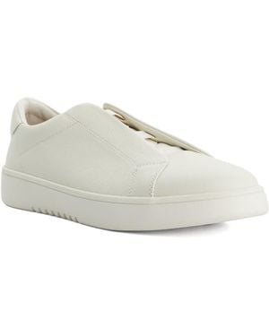 Dune Troys Troys Lace-Less Cupsole Trainers - White