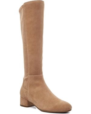 Dune Tayla Stretch Knee-High Boots - Brown