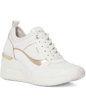 Dune Elarah Flatform Trainers - White