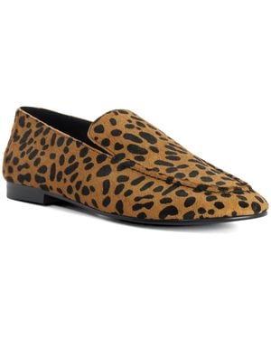 Dune Gurl Slip-On Loafers - Brown