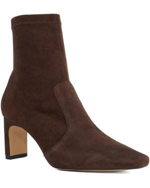 Dune Olexa Block-Heeled Ankle Boots - Brown