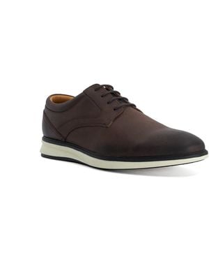 Dune Brydon Leather Lace-Up Hybrid Shoes - Brown